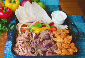 Fajita Platter - 5 pc of Soft Tortillas